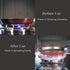 Grey Gas Saver Burner Stand Set of 4